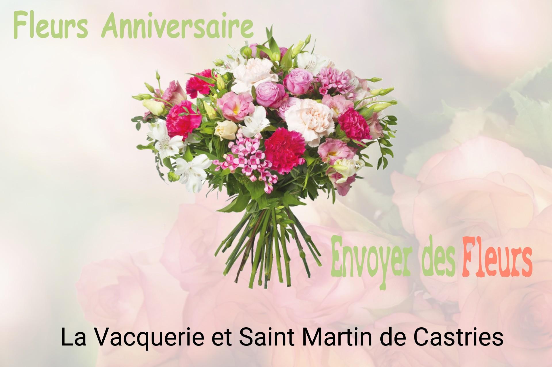 Bouquet de fleurs d’anniversaire livré à La Vacquerie-et-Saint-Martin-de-Castries
